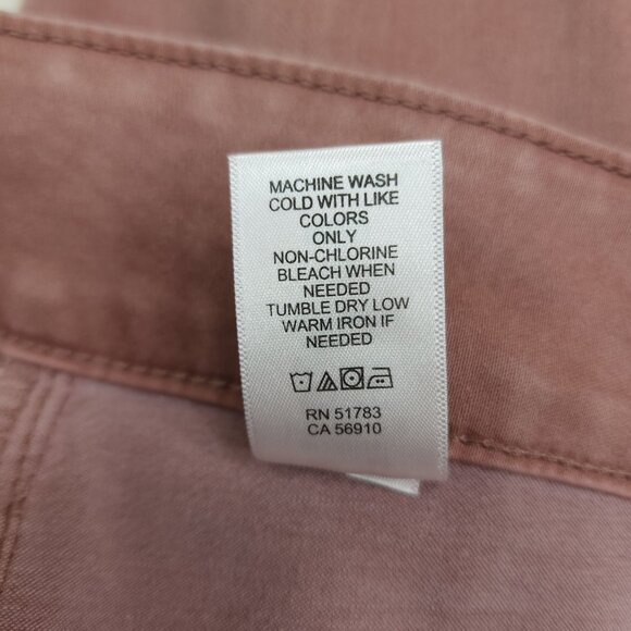 M Jeans By Maurices Womens XL High-Rise Mauve Jeggings Jeans Pink Stretch Soft - Picture 6 of 8